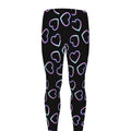 Lights Heart Pattern Print Men's Leggings