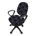 Lights Heart Pattern Print Office Chair Cover