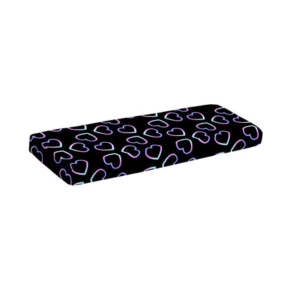 Lights Heart Pattern Print Piano Keyboard Cover