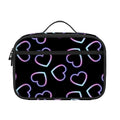 Lights Heart Pattern Print Portable Lunch Bag