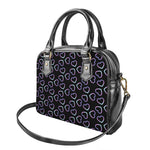 Lights Heart Pattern Print Shoulder Handbag