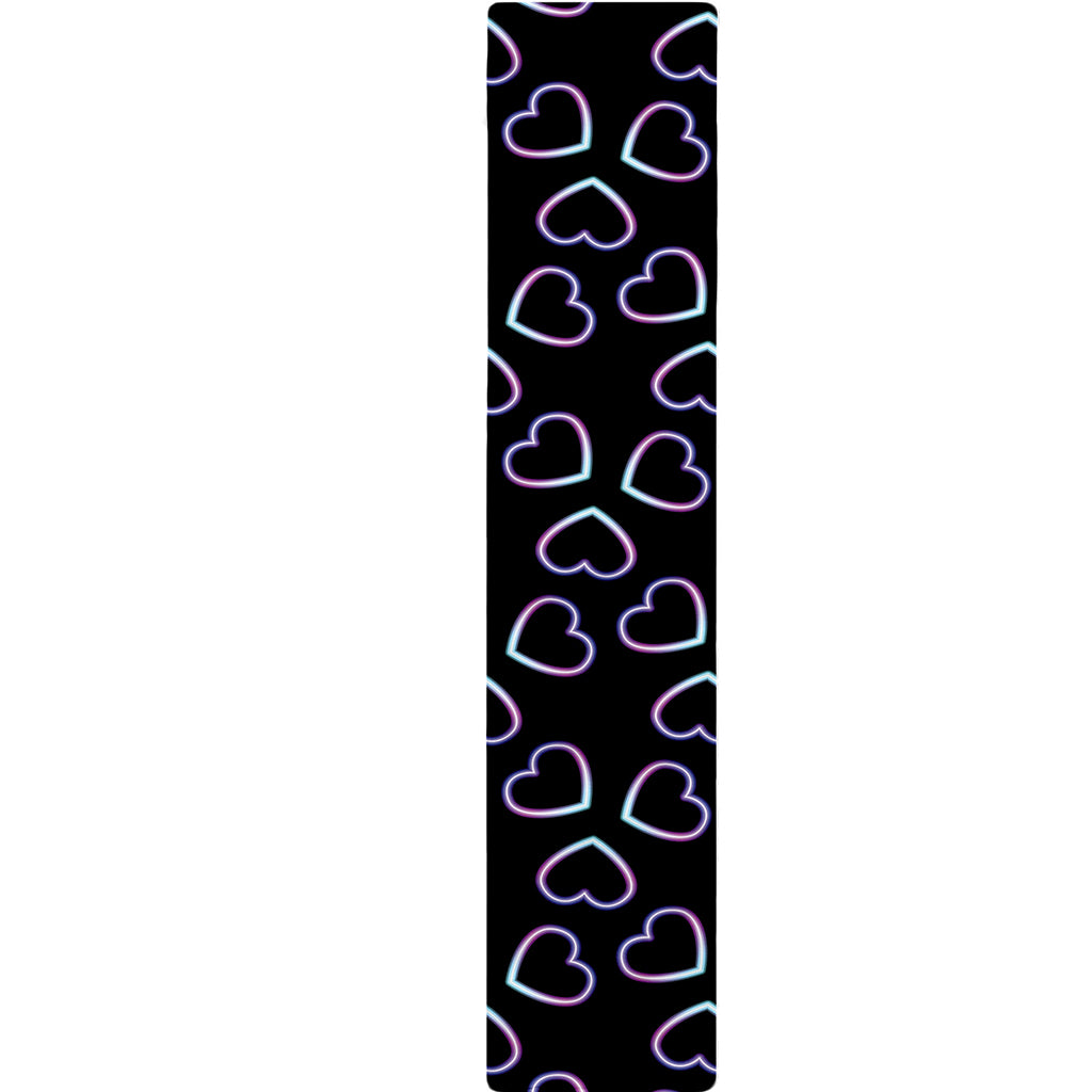 Lights Heart Pattern Print Table Runner