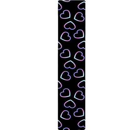Lights Heart Pattern Print Table Runner