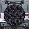 Lights Heart Pattern Print Tire Cover