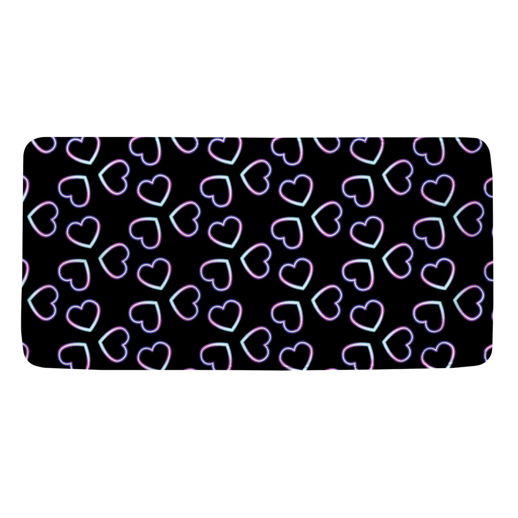 Lights Heart Pattern Print Towel