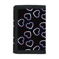 Lights Heart Pattern Print Trifold Wallet