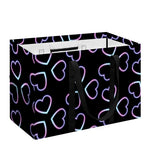 Lights Heart Pattern Print Utility Tote Bag