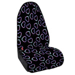 Lights Heart Pattern Print Waterproof Car Seat Cover