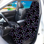 Lights Heart Pattern Print Waterproof Car Seat Cover