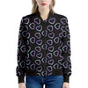 Lights Heart Pattern Print Women's Bomber Jacket