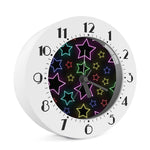 Lights Star Pattern Print Alarm Clock
