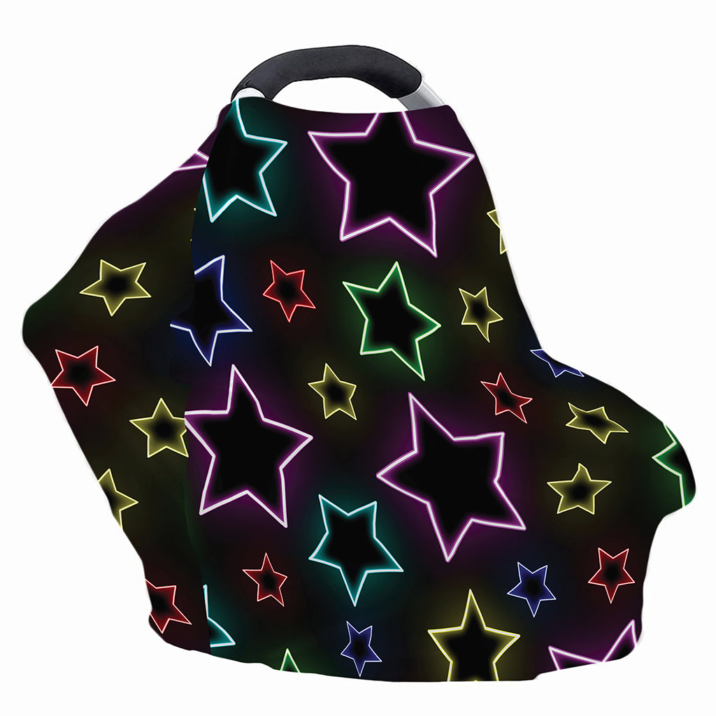 Lights Star Pattern Print Baby Seat Cover