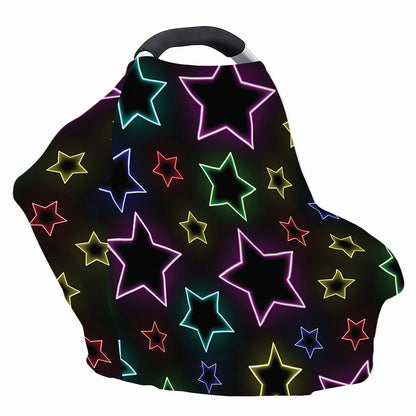 Lights Star Pattern Print Baby Seat Cover