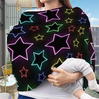 Lights Star Pattern Print Baby Seat Cover