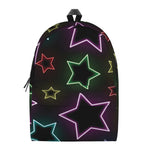 Lights Star Pattern Print Backpack
