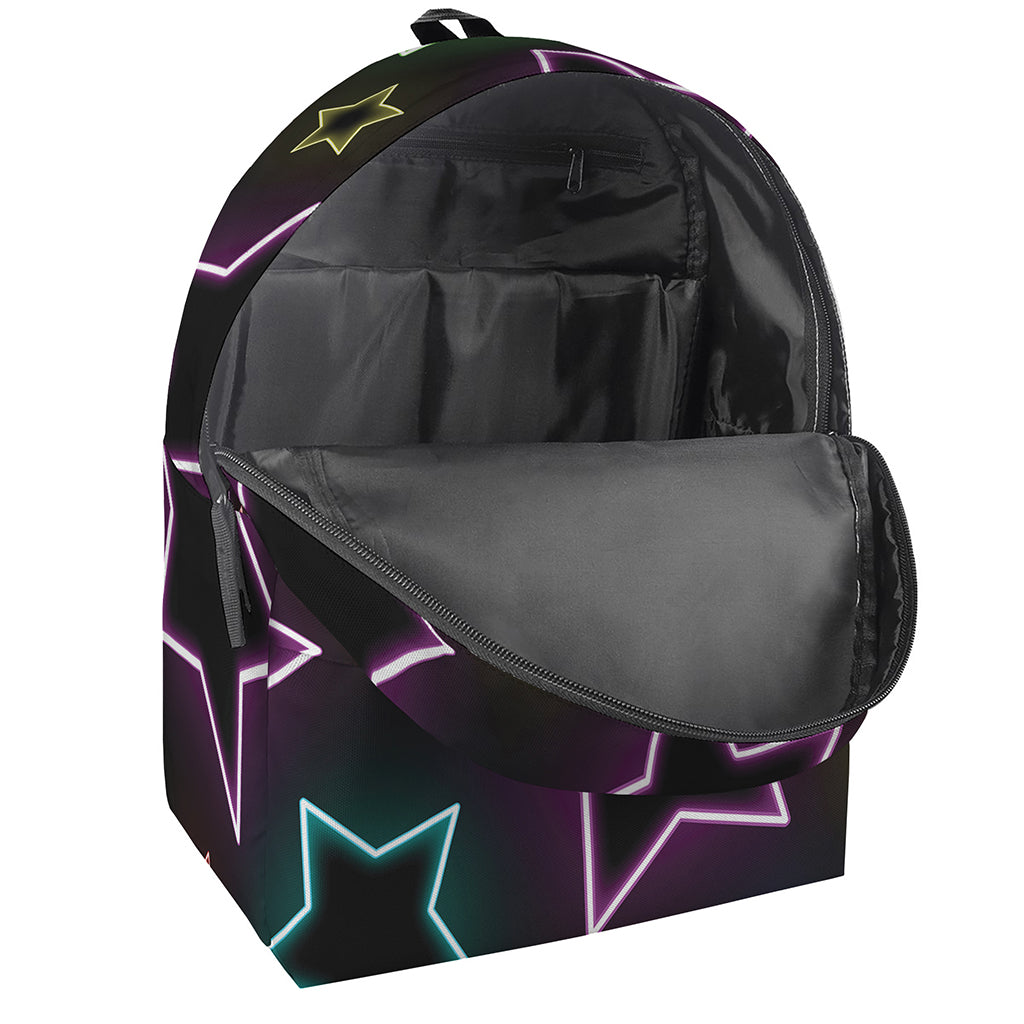 Lights Star Pattern Print Backpack