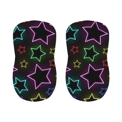 Lights Star Pattern Print Bar Stool Covers