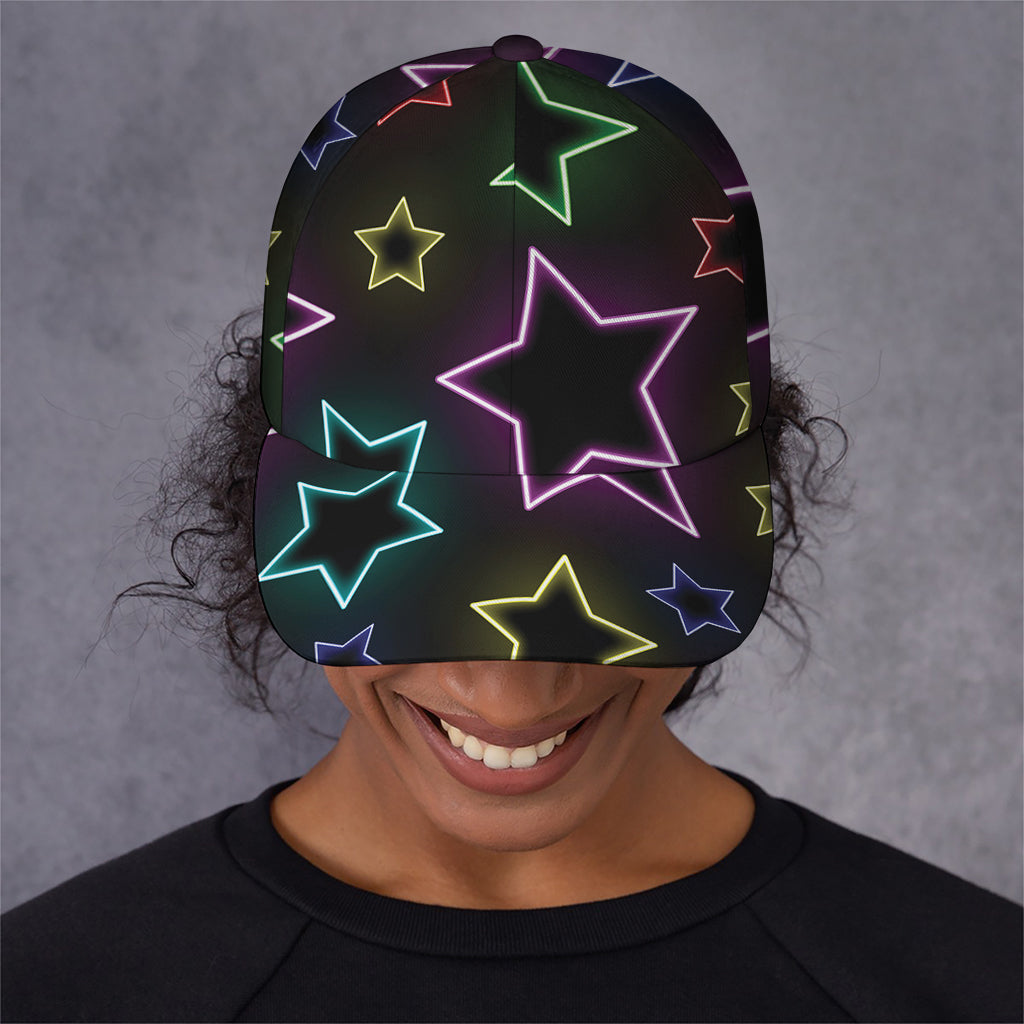 Lights Star Pattern Print Baseball Cap