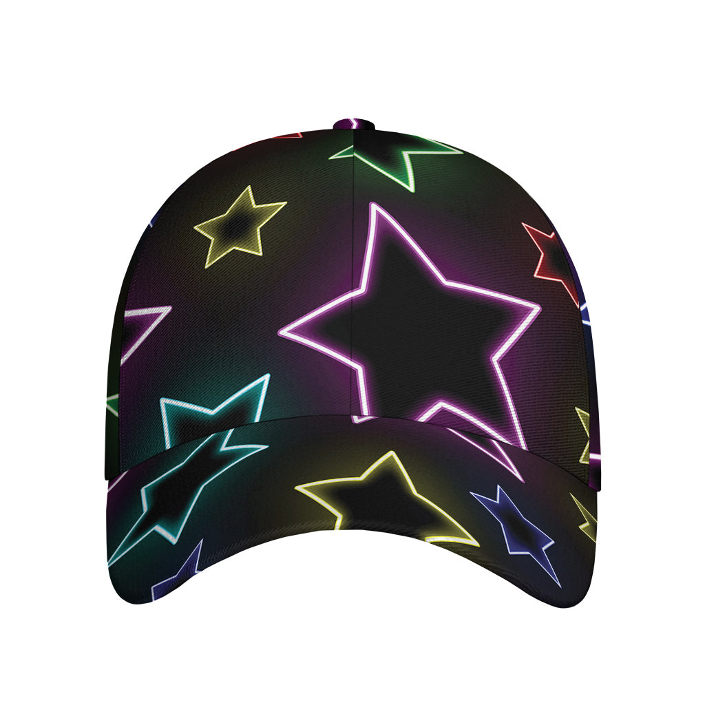 Lights Star Pattern Print Baseball Cap