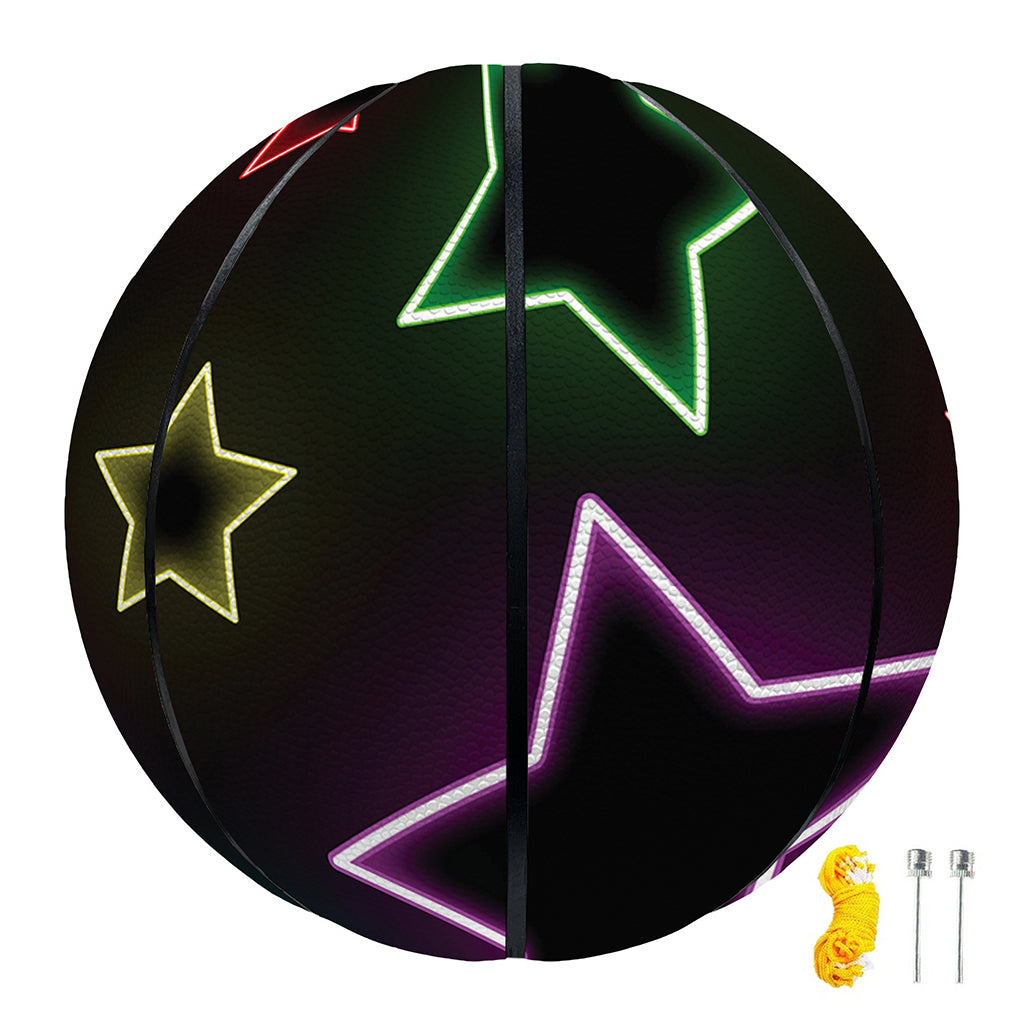 Lights Star Pattern Print Basketball