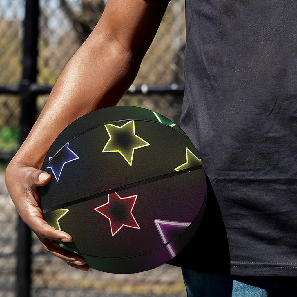 Lights Star Pattern Print Basketball