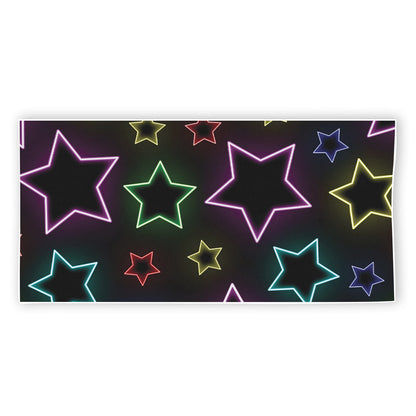 Lights Star Pattern Print Beach Towel