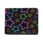 Lights Star Pattern Print Bifold Wallet