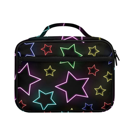 Lights Star Pattern Print Briefcase Bible Bag