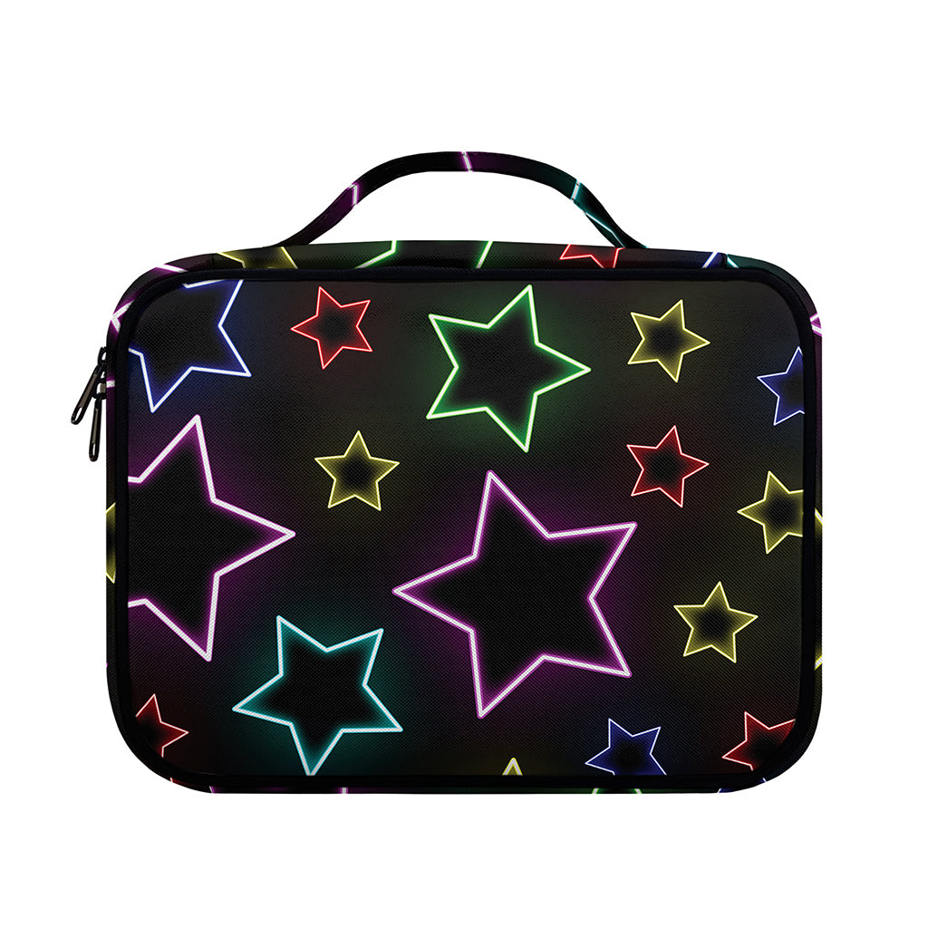 Lights Star Pattern Print Briefcase Bible Bag