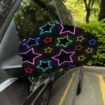 Lights Star Pattern Print Car Side Mirror Covers