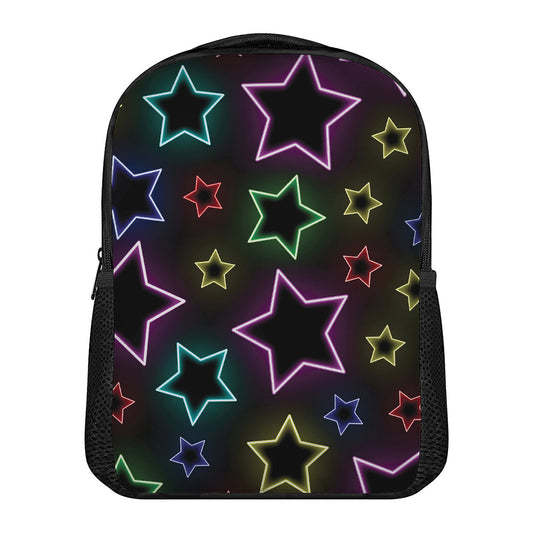 Lights Star Pattern Print Casual Backpack