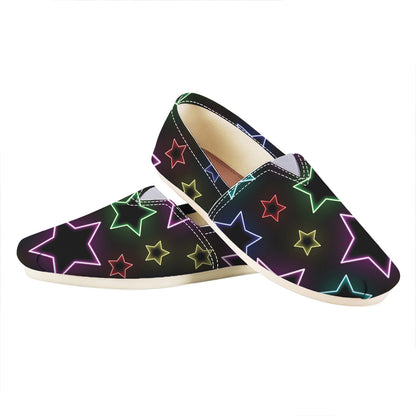 Lights Star Pattern Print Casual Shoes
