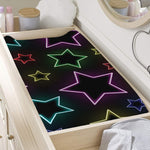 Lights Star Pattern Print Changing Pad Cover