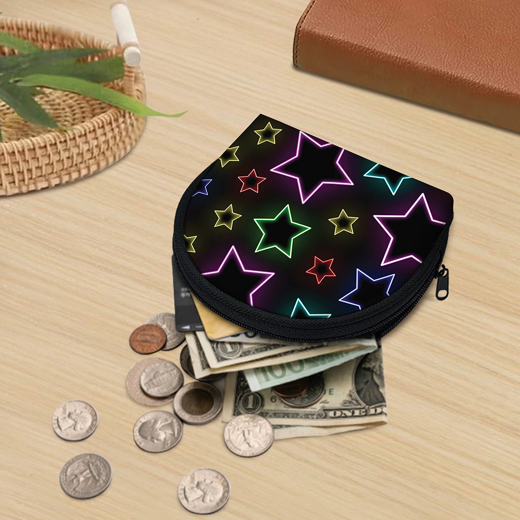 Lights Star Pattern Print Coin Purse