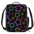 Lights Star Pattern Print Crossbody Lunch Bag