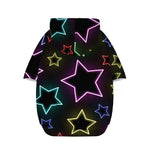 Lights Star Pattern Print Dog Zip Up Hoodie