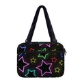 Lights Star Pattern Print Double Strap Bible Bag