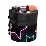 Lights Star Pattern Print Drawstring Makeup Bag