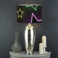 Lights Star Pattern Print Drum Lamp Shade