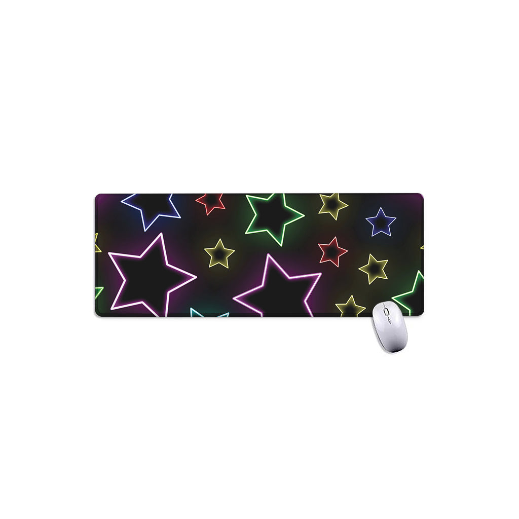 Lights Star Pattern Print Extended Mouse Pad