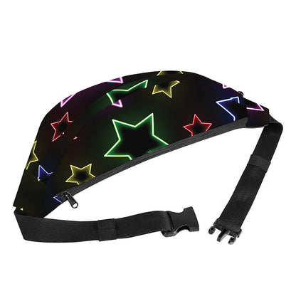 Lights Star Pattern Print Fanny Pack