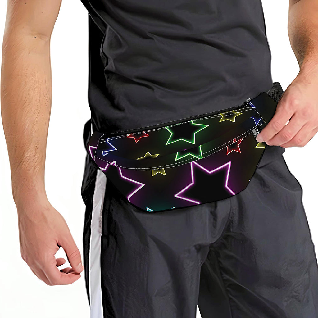 Lights Star Pattern Print Fanny Pack