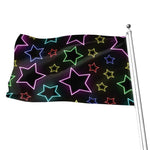 Lights Star Pattern Print Flag