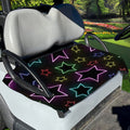 Lights Star Pattern Print Golf Cart Seat Cover