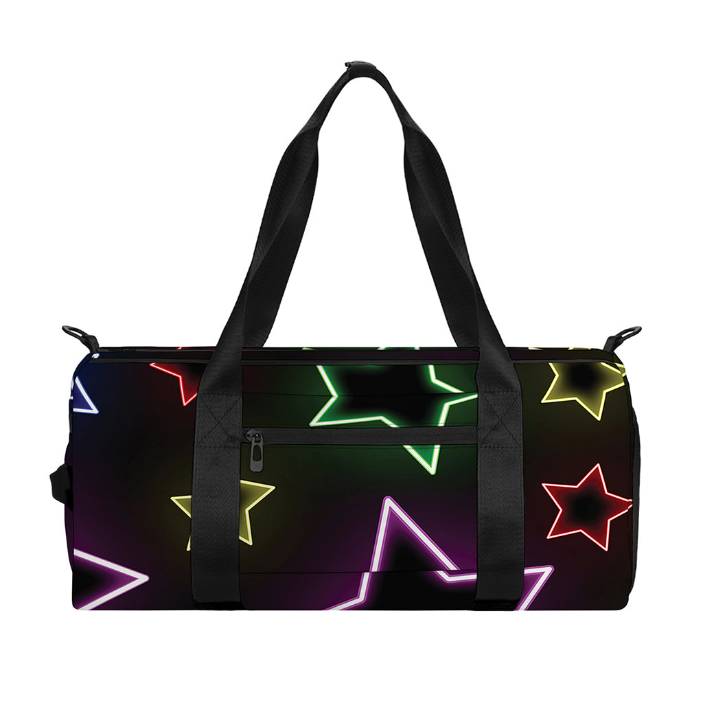 Lights Star Pattern Print Gym Bag