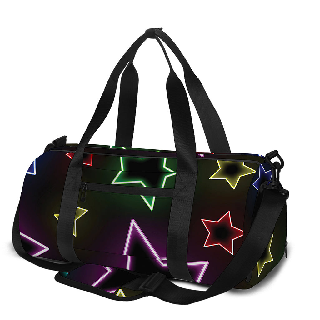 Lights Star Pattern Print Gym Bag