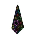 Lights Star Pattern Print Hand Towel