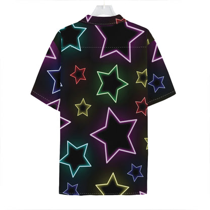 Lights Star Pattern Print Hawaiian Shirt