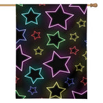 Lights Star Pattern Print House Flag