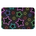 Lights Star Pattern Print Indoor Door Mat